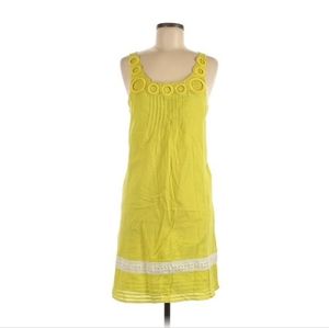 Anthropologie Edme & Esyllte Ipanema Yellow 70s A Line Dress